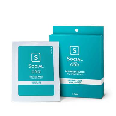 Social - CBD Topical Patch - 100mg