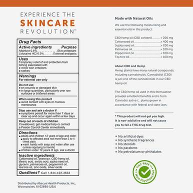 CBDMEDIC - CBD Topical - Itch, Rash & Pain Medicated Ointment