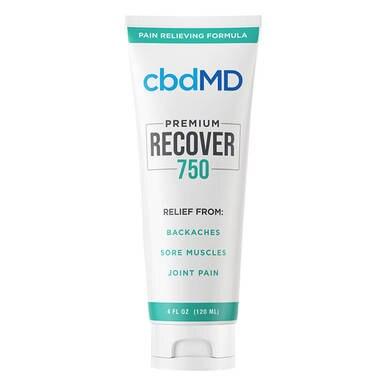 cbdMD - CBD Topical - Recover Inflammation Cream - 300mg-1500mg