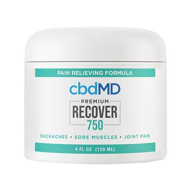 cbdMD - CBD Topical - Recover Inflammation Cream - 300mg-1500mg
