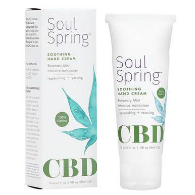 SoulSpring - CBD Topical - Soothing Hand Cream - 100mg