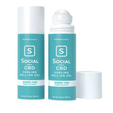 Social CBD - CBD Topical - Cooling Roll-On Gel - 300mg