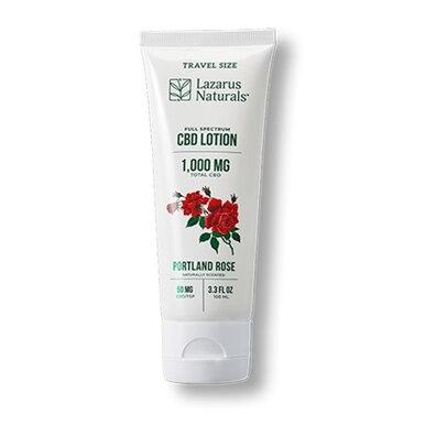 Lazarus Naturals - CBD Topical - Portland Rose Lotion - 1500mg