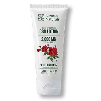 Lazarus Naturals - CBD Topical - Portland Rose Lotion - 1500mg