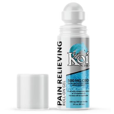 Koi CBD - CBD Topical - Pain Relieving Roll-On Gel - 500mg