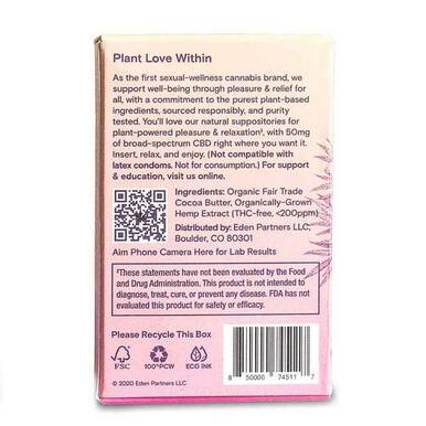 Foria Wellness - CBD Topical - Intimacy Suppositories - 200mg