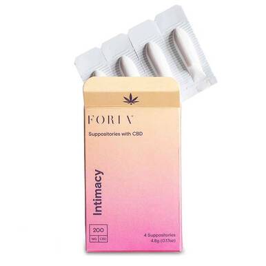 Foria Wellness - CBD Topical - Intimacy Suppositories - 200mg