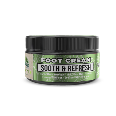 ERTH - CBD Topical - Sooth & Refresh 15% Shea Butter Foot Cream - 250mg