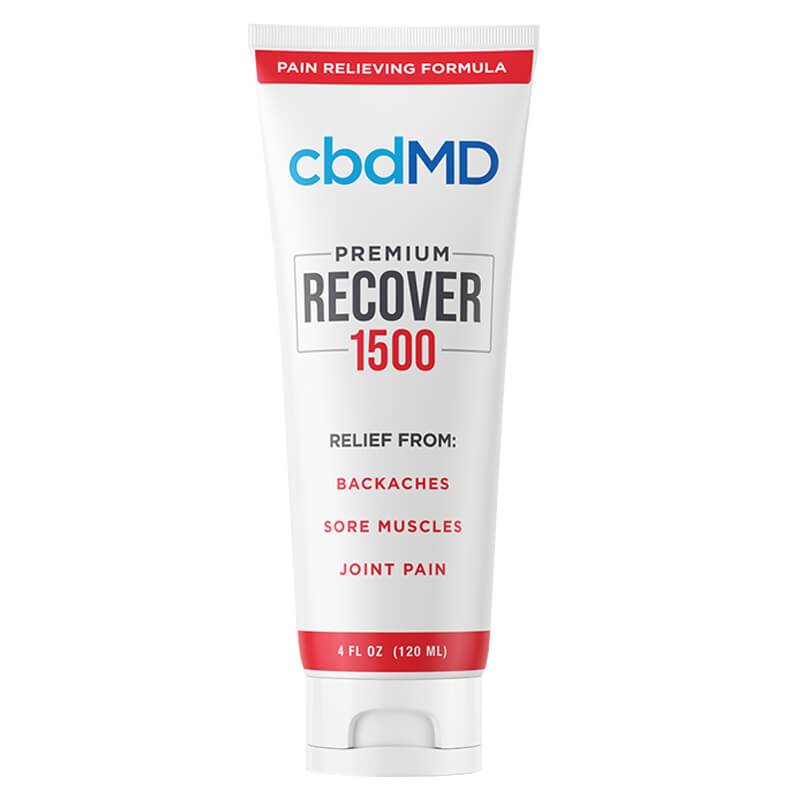 cbdMD - CBD Topical - Recover Inflammation Cream - 300mg-1500mg