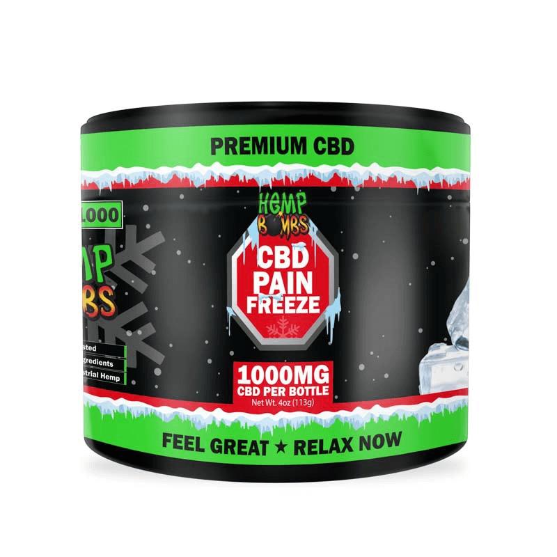 Hemp Bombs - CBD Topical - Pain Freeze - 100mg-1000mg